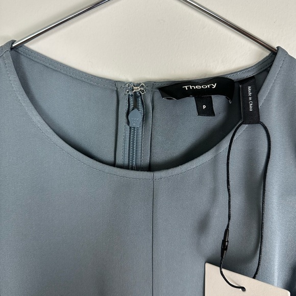 Theory Women's New Peplum Shirt Size P - Picture 3 of 7